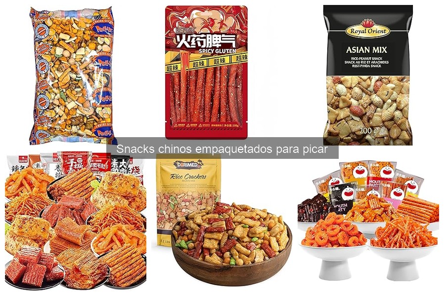 Comparativa de precios de snacks chinos en tiendas online