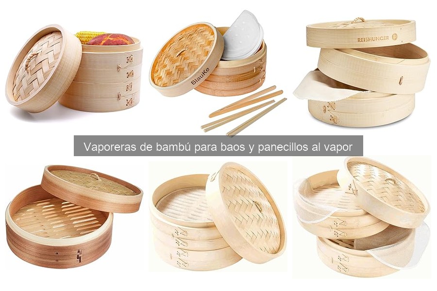 Comparativa de precios de vaporeras de bambú en tiendas online