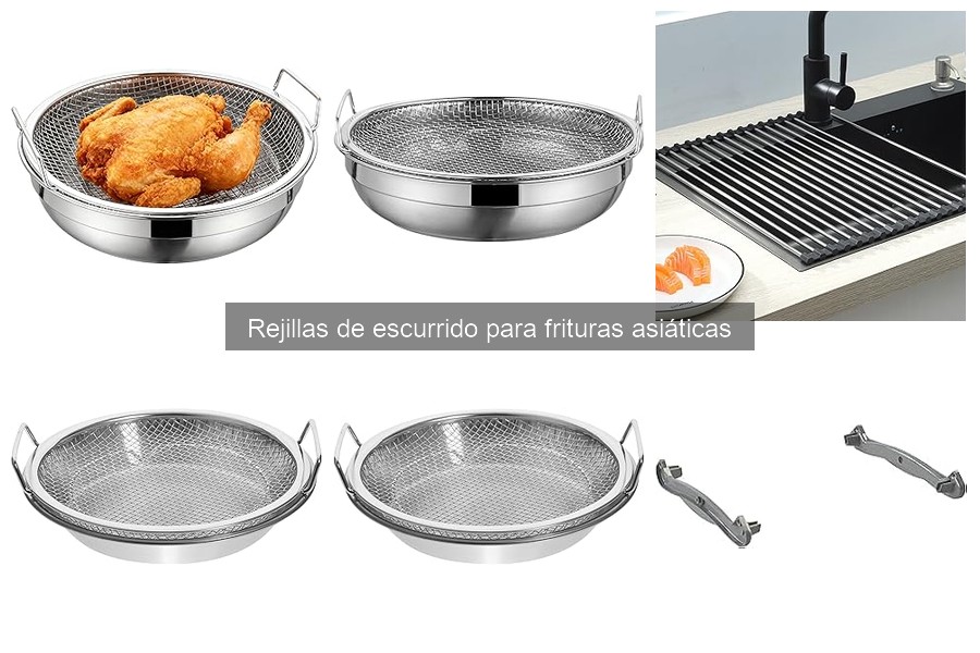 Comparativa de rejillas de escurrido: acero inoxidable vs plástico