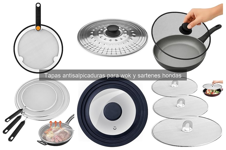 Comparativa de tapas antisalpicaduras: metal vs. silicona