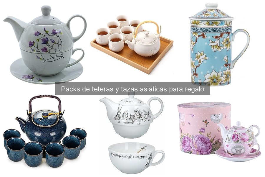 Comparativa de teteras de hierro fundido y cerámica en packs