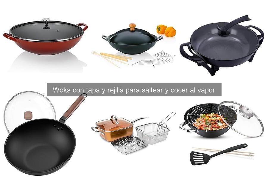Comparativa de Woks con Tapa y Rejilla: Marcas Destacadas