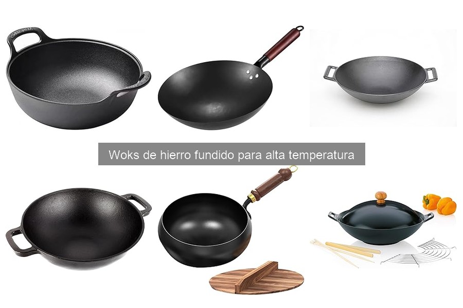 Comparativa de woks de hierro fundido: marcas y precios