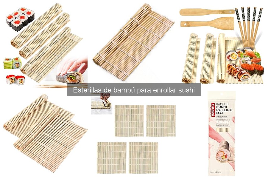 Comparativa: Esterillas de bambú vs. silicona para sushi