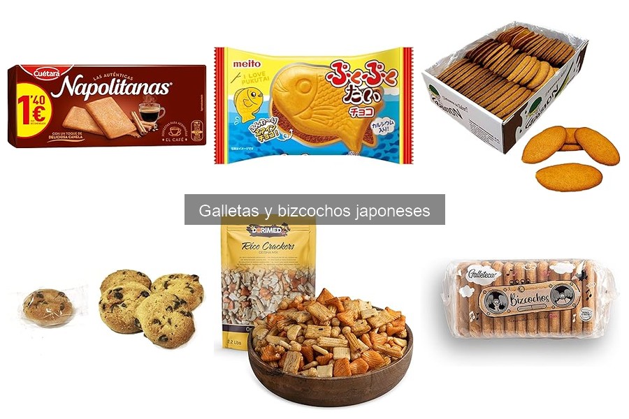 Comparativa: Galletas de arroz vs Bizcochos de té japonés