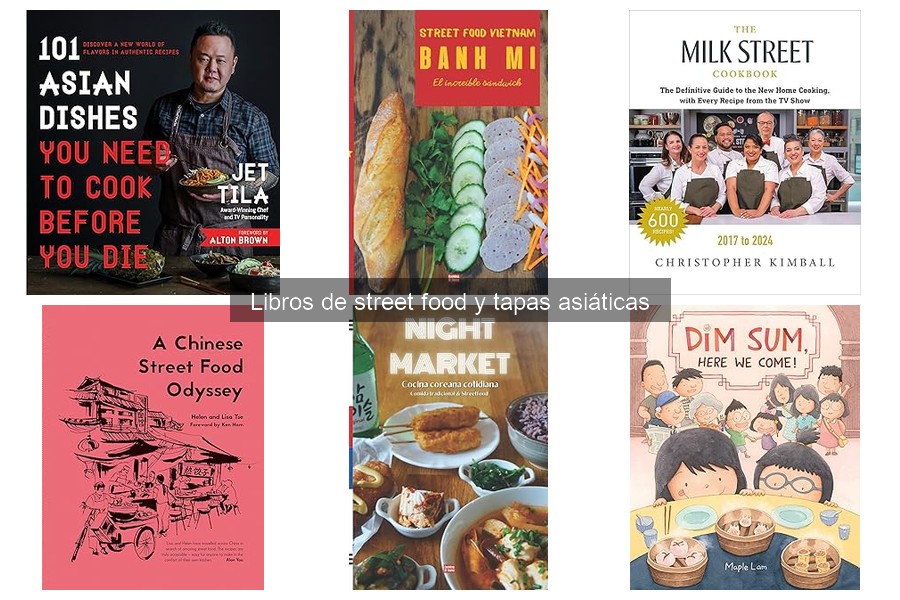 Comparativa: Libros de Street Food vs Cocina Tradicional Asiática