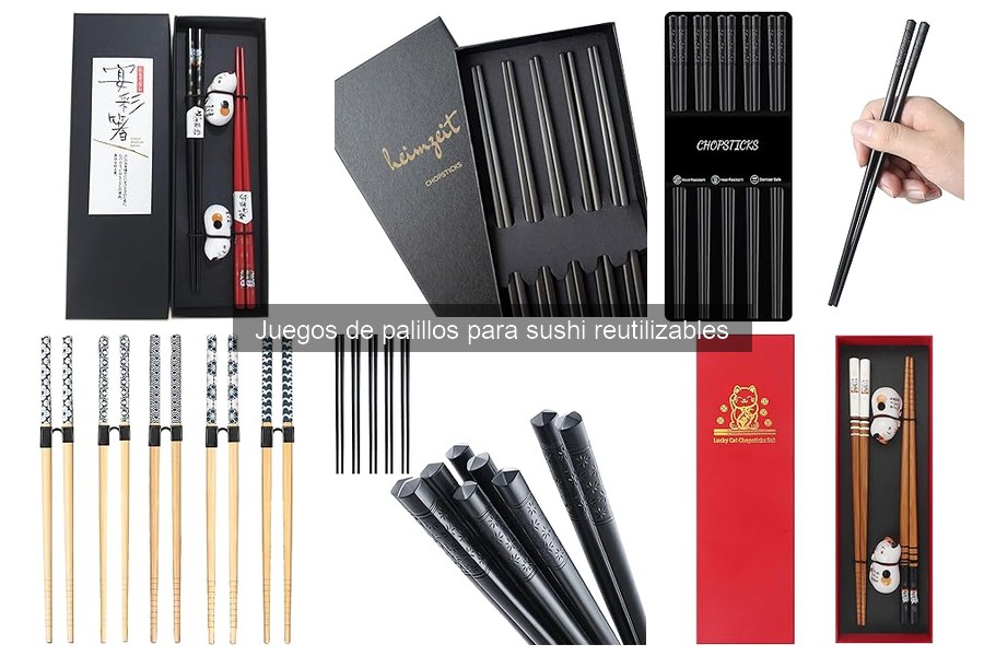 Comparativa: Palillos Reutilizables vs. Desechables para Sushi