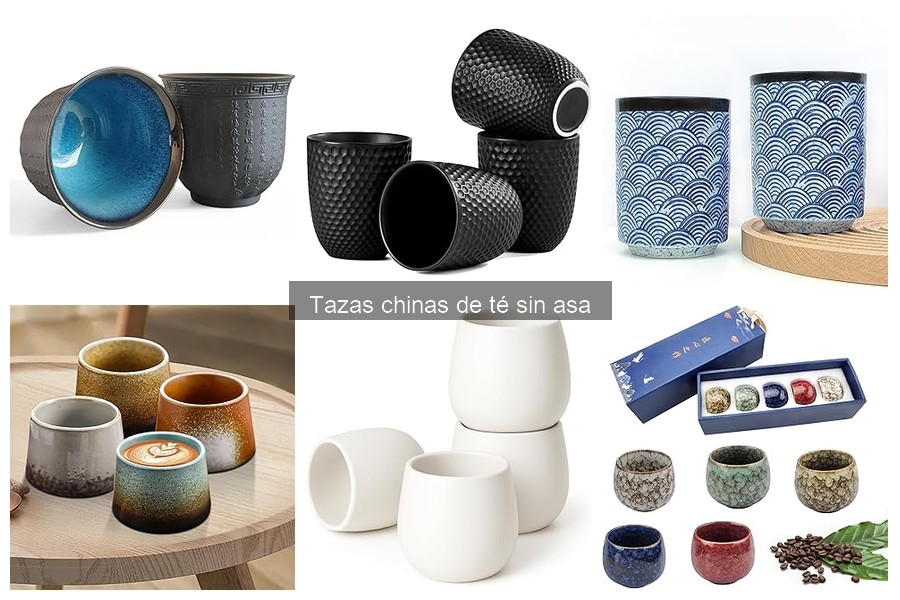 Comparativa: Tazas Chinas de Té Sin Asa vs. Con Asa