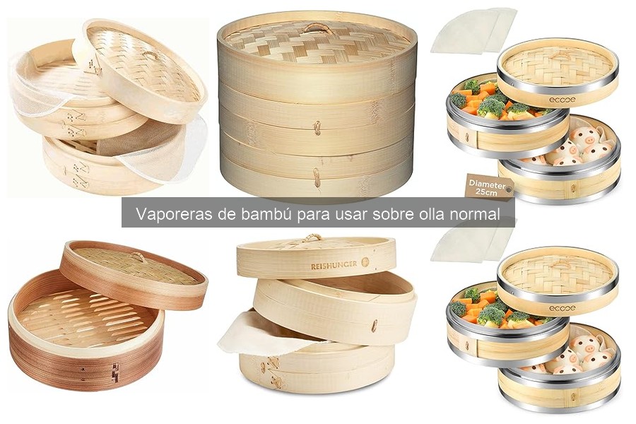 Comparativa: Vaporeras de bambú vs. metálicas en cocina