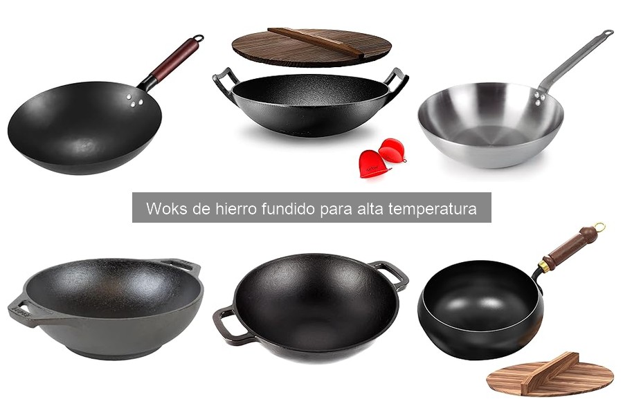 Comparativa: Woks de Hierro Fundido vs. Acero al Carbono