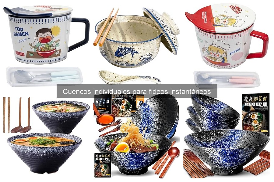 Compra cuencos para fideos instantáneos: ¡dónde encontrarlos!