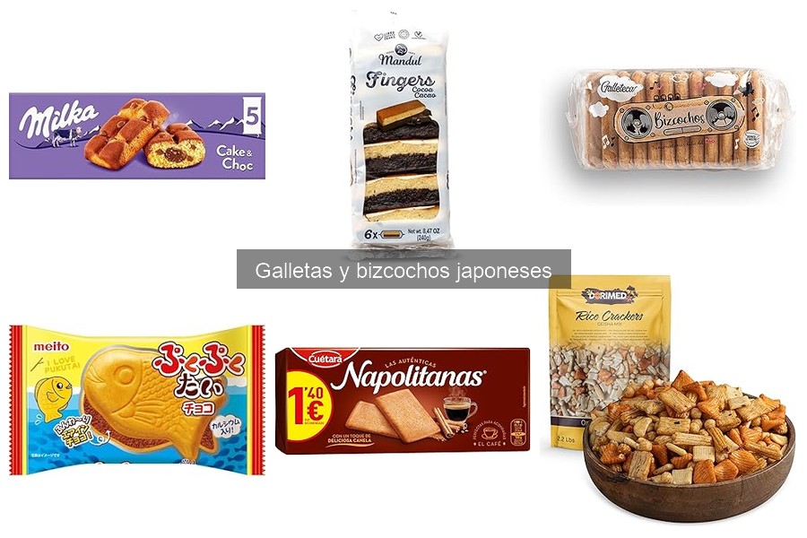 Compra galletas y bizcochos japoneses en línea fácilmente