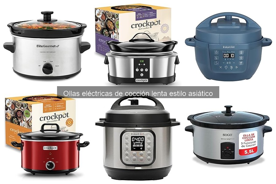 Coste y Dónde Comprar Ollas Eléctricas de Cocción Lenta Asiáticas