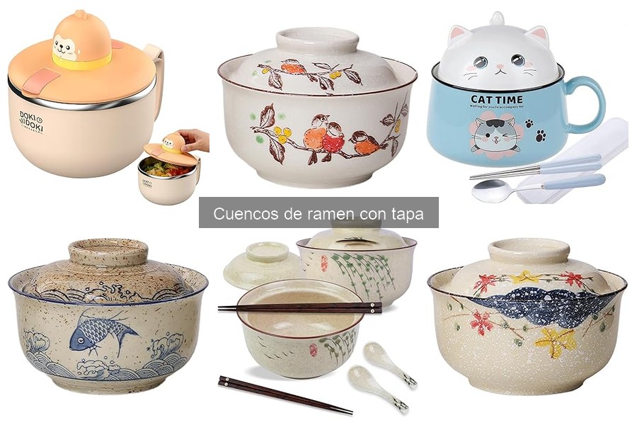 Cuencos de ramen con tapa ecológicos: opciones para ti