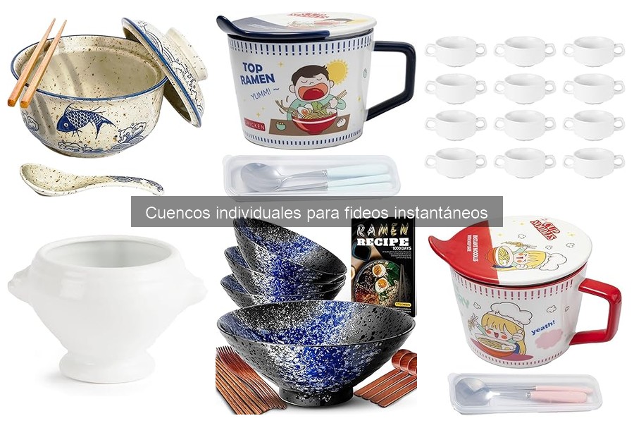 Cuencos individuales para fideos instantáneos: ¿Qué son?