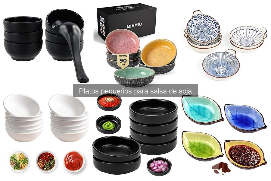 Cuidado y Mantenimiento de Platos Pequeños para Salsa de Soja