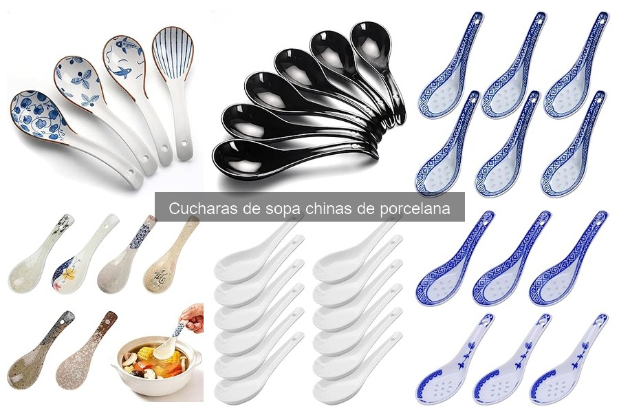 Cuidados esenciales para cucharas de sopa chinas de porcelana