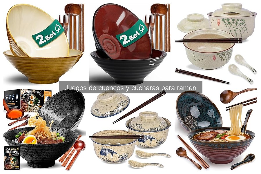 Cuidados y mantenimiento de cuencos y cucharas para ramen