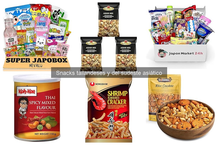 Descubre los mejores snacks tailandeses y del sudeste asiático