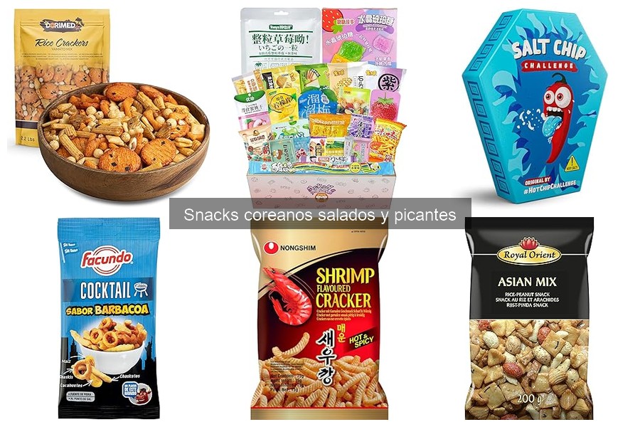 Descubre los snacks coreanos salados y picantes