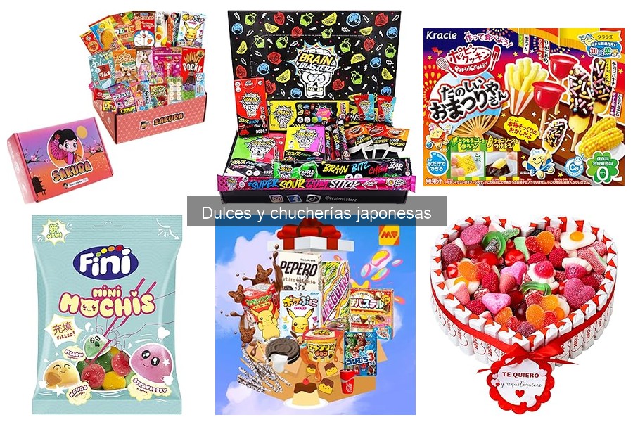 Descubre los Tipos de Dulces y Chucherías Japonesas