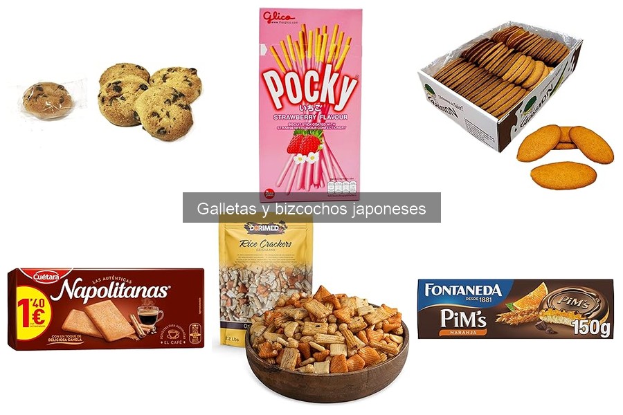 Descubre los tipos de galletas y bizcochos japoneses