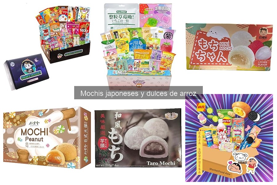 Descubre los Tipos de Mochis y Dulces de Arroz Japoneses