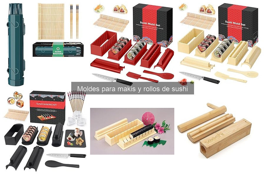 Descubre los tipos de moldes para sushi y sus características