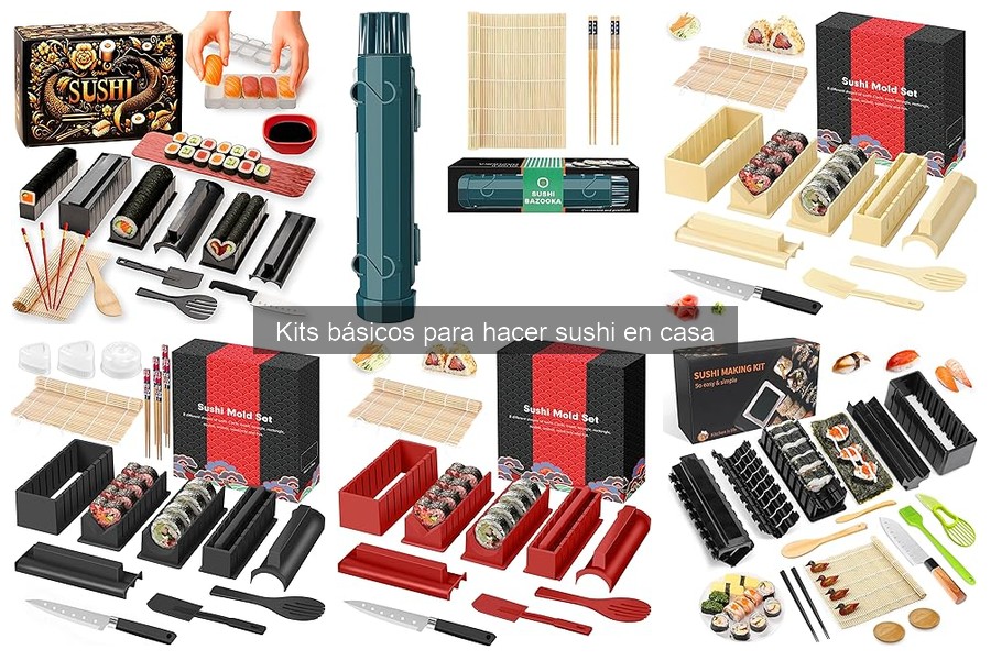 Descubre los tipos de sushi que puedes hacer con un kit básico