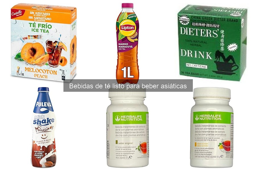 Descubre los tipos de té listo para beber asiáticos