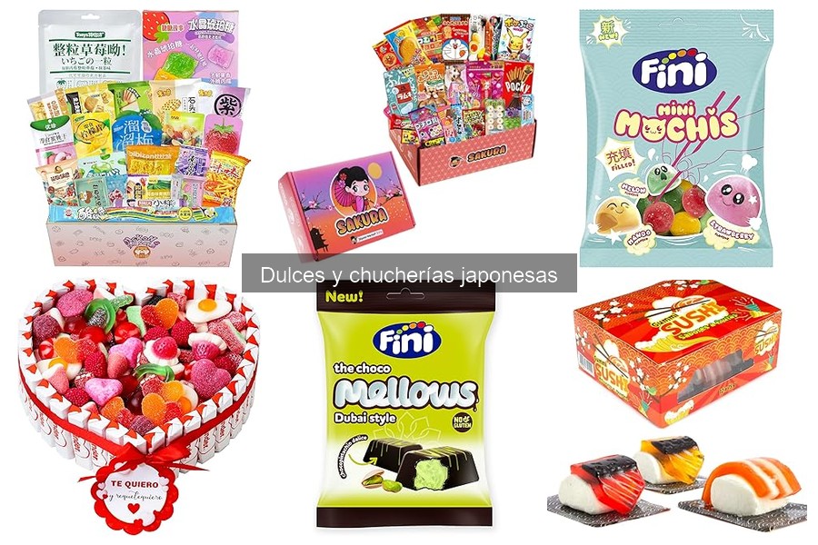 Descubre qué son los dulces y chucherías japonesas