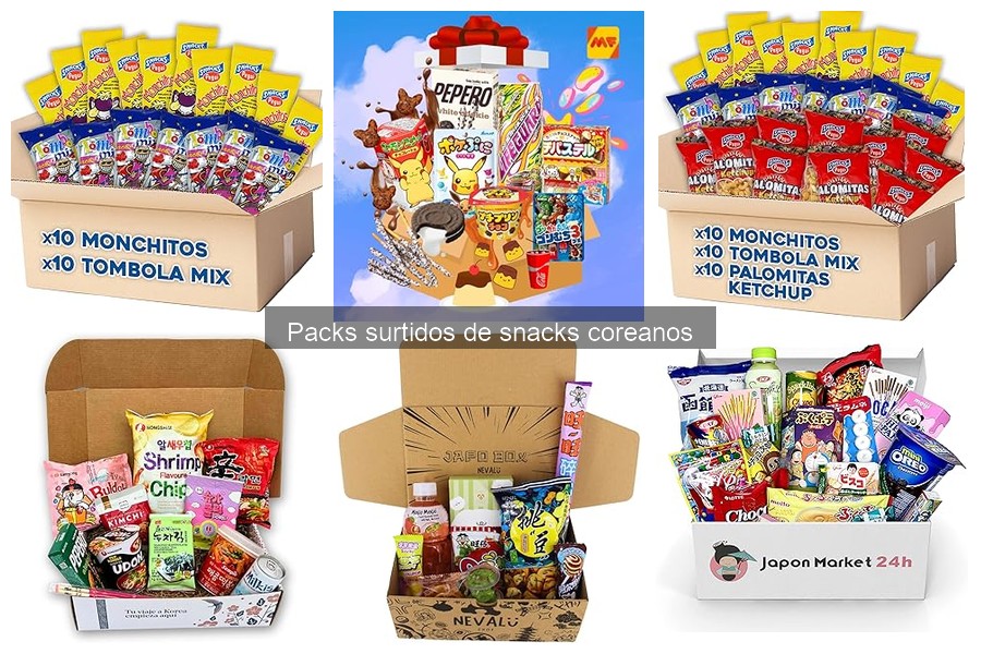 Descubre qué son los packs surtidos de snacks coreanos