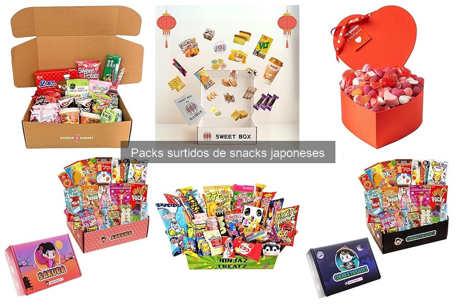 Descubre qué son los packs surtidos de snacks japoneses
