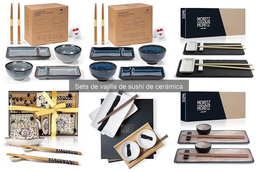 Descubre qué son los sets de vajilla de sushi de cerámica