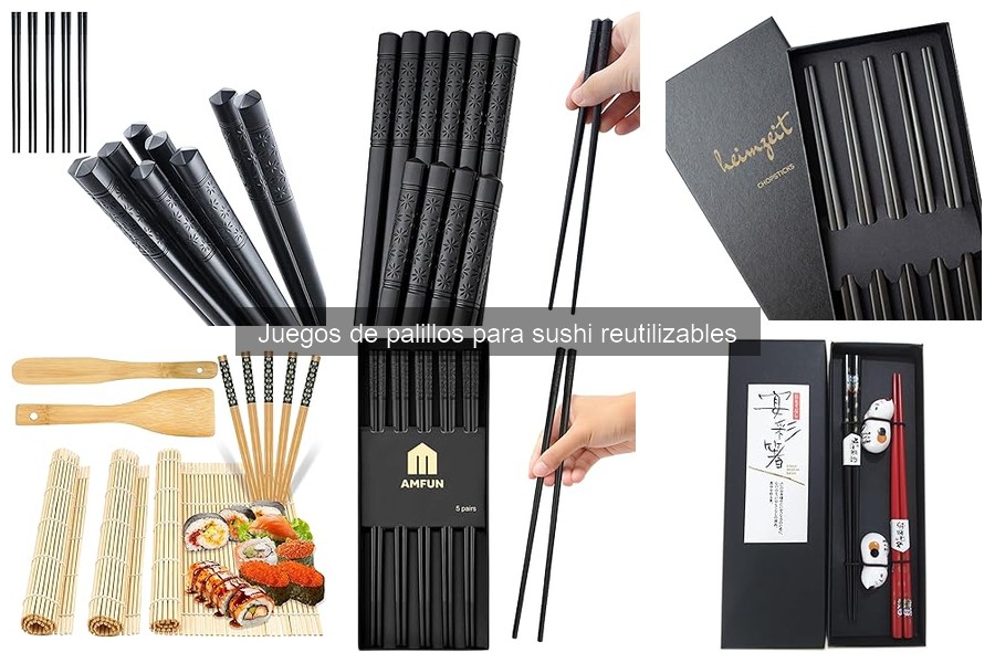 Desventajas de los palillos reutilizables para sushi