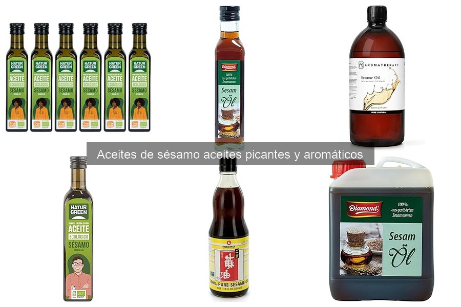 Diferencias entre Aceite de Sésamo y Otros Aceites Vegetales