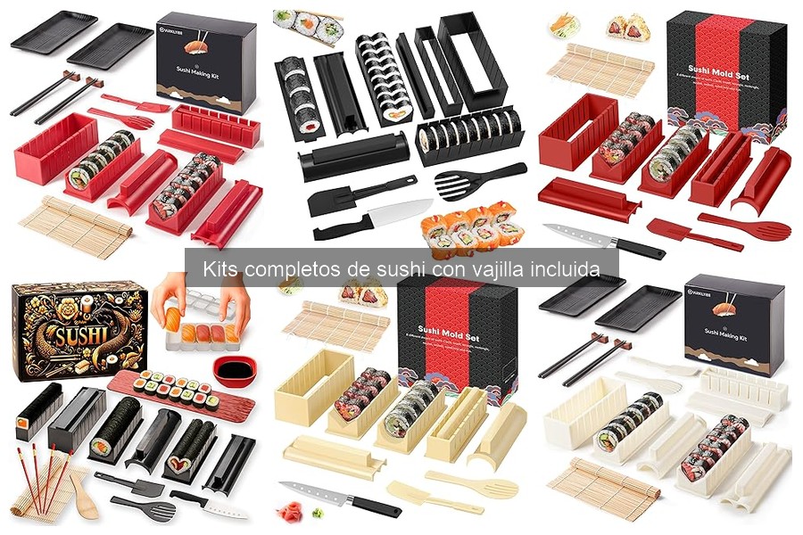 Diferencias entre kits de sushi para principiantes y avanzados