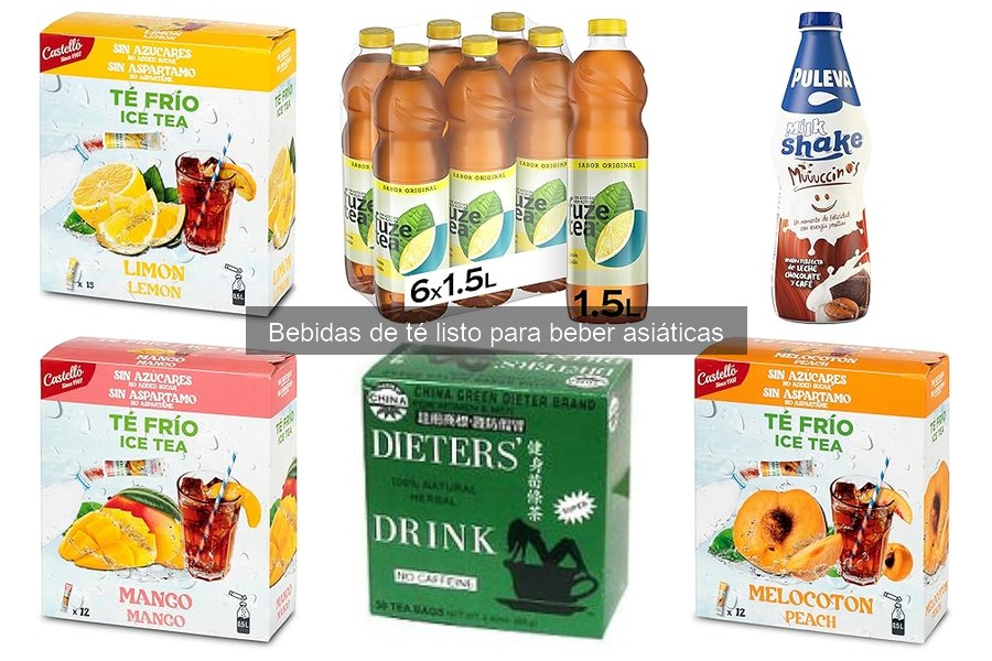 Diferencias entre té listo para beber y té en bolsas