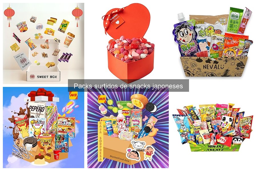 Disfruta de los Packs Surtidos de Snacks Japoneses