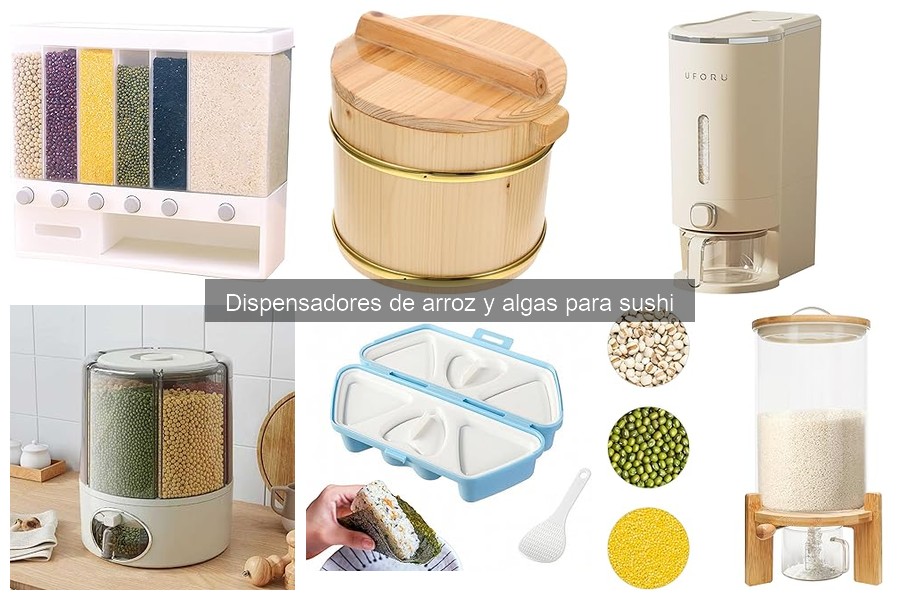 Dispensadores de arroz y algas para sushi: ¿qué son y cómo funcionan?