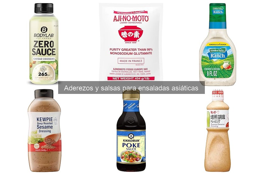 Dónde comprar aderezos y salsas para ensaladas asiáticas
