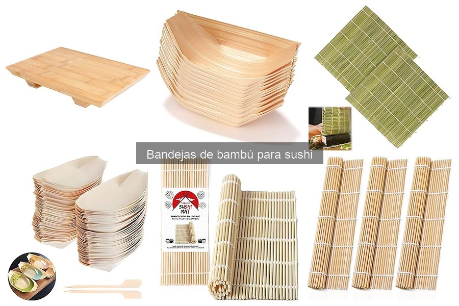 Dónde comprar bandejas de bambú para sushi online y en tiendas