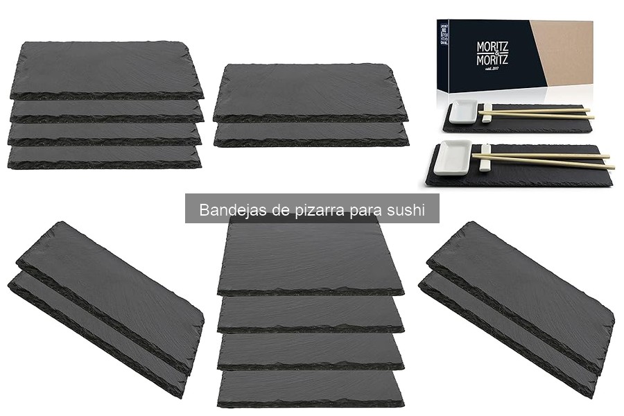 Dónde comprar bandejas de pizarra para sushi a buen precio