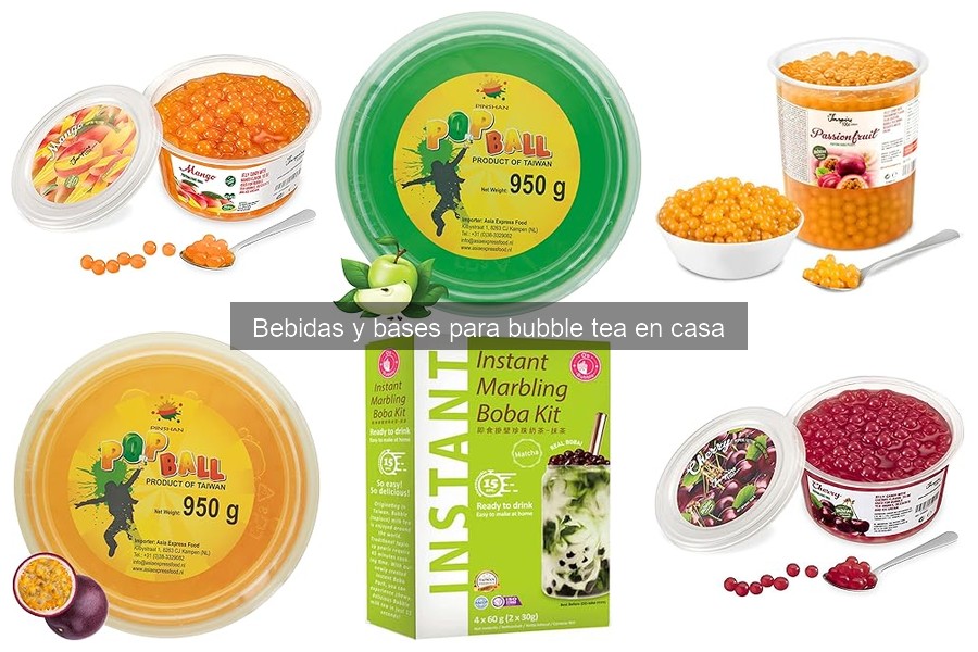 Dónde comprar bases para bubble tea online: ¡mejores opciones!