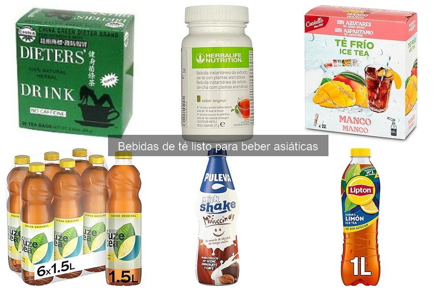 Dónde comprar bebidas de té listo para beber asiáticas