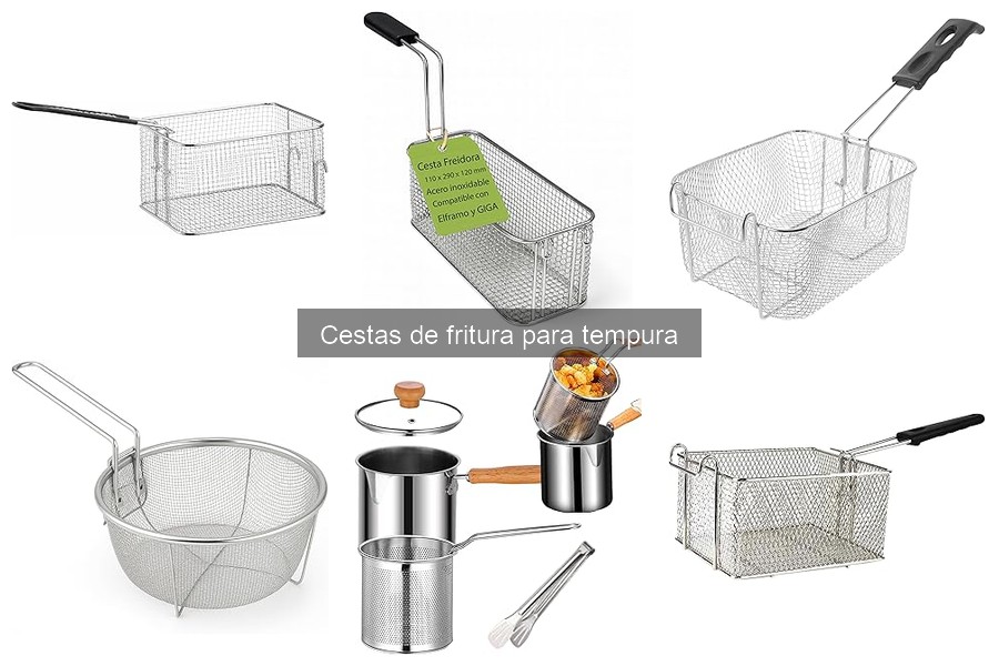 Dónde comprar cestas de fritura para tempura al mejor precio
