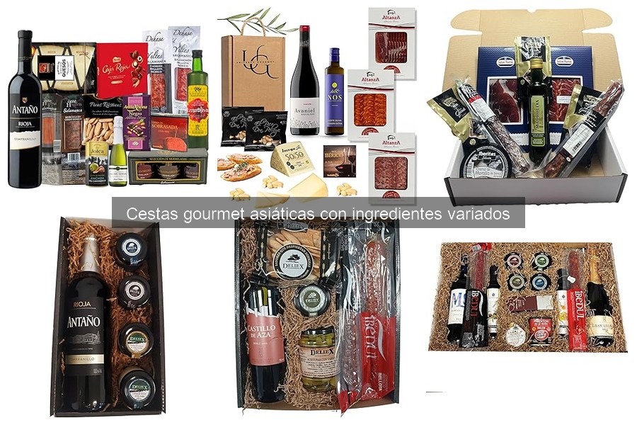 Dónde comprar cestas gourmet asiáticas y comparar precios