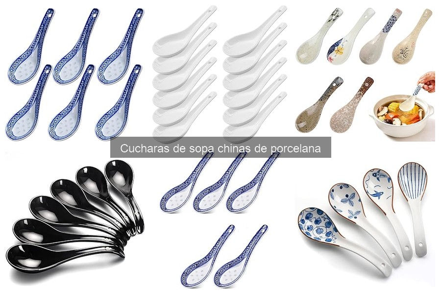 Dónde comprar cucharas de sopa chinas de porcelana online