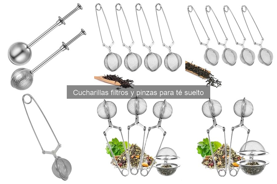 Dónde comprar cucharillas, filtros y pinzas para té suelto