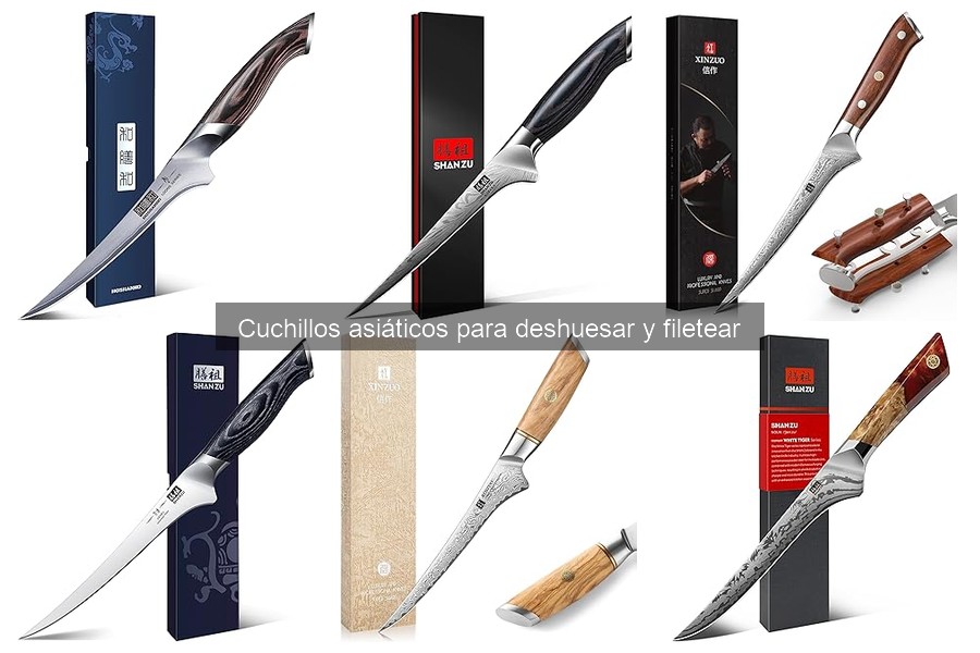 Dónde comprar cuchillos asiáticos para deshuesar y filetear